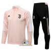 Juventus Trainings Sweatshirt Pak Quarter-zip 2022-23 Roze - Kids